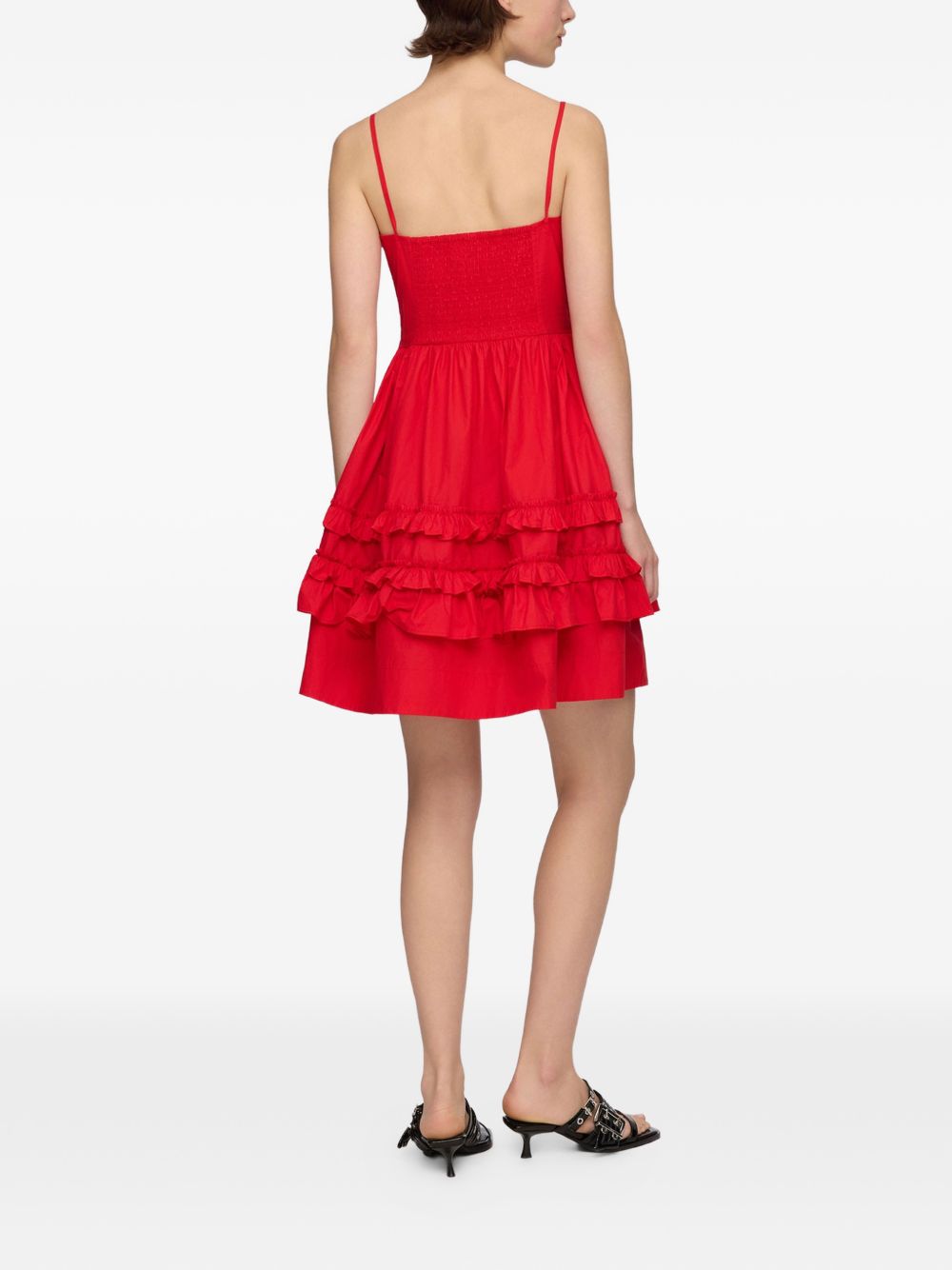 Ganni Women Organic Cotton Mini Dress GANNI