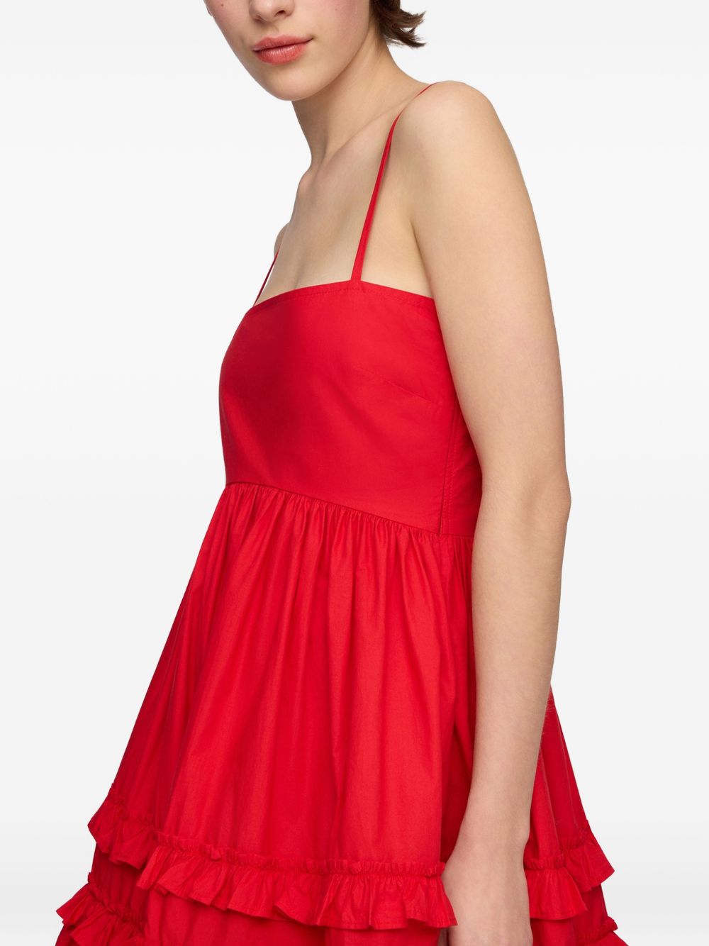 Ganni Women Organic Cotton Mini Dress GANNI