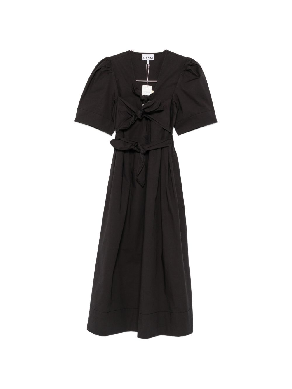 Ganni Women Organic Cotton Midi Dress GANNI