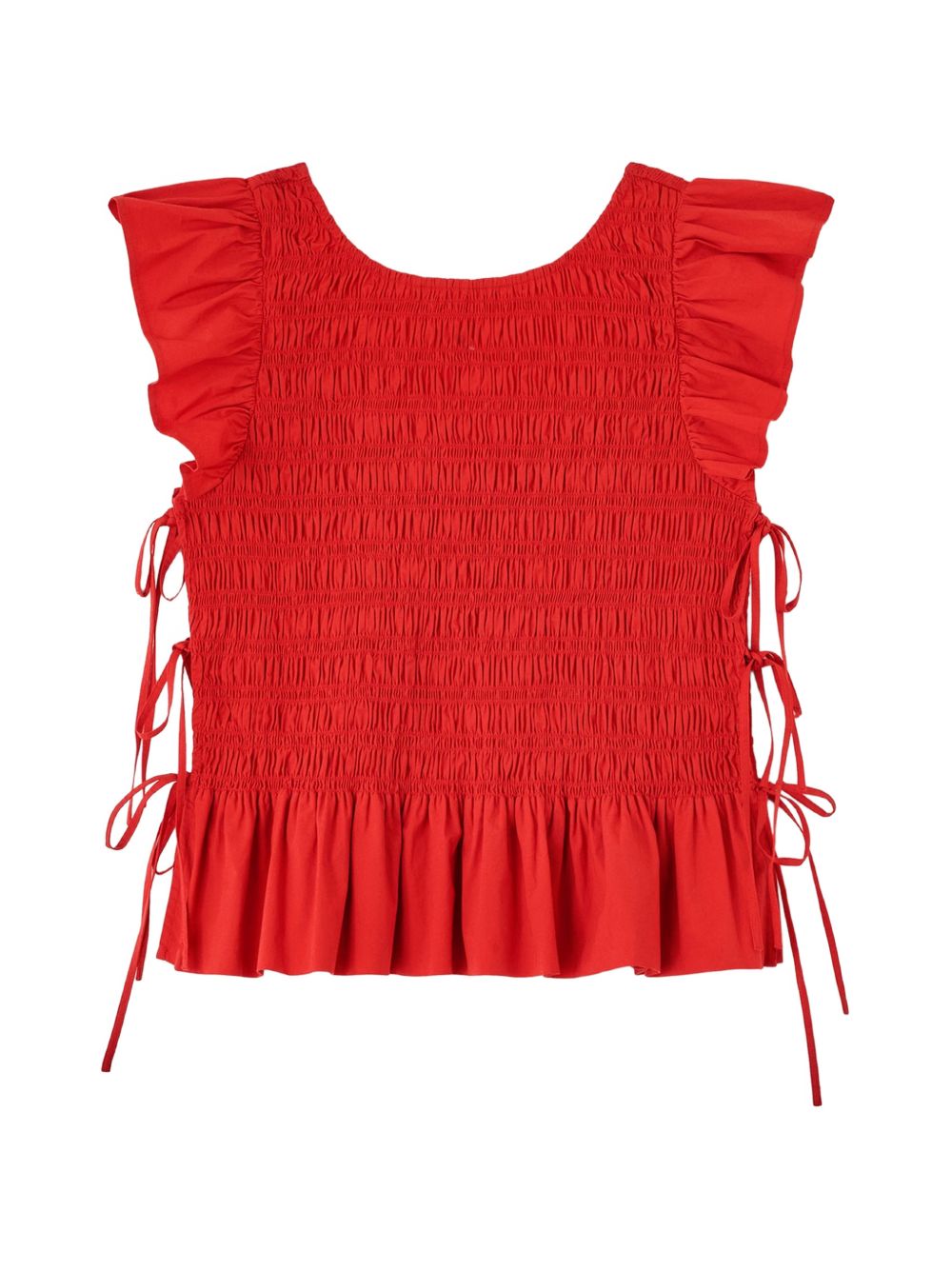 Ganni Women Organic Cotton Top GANNI