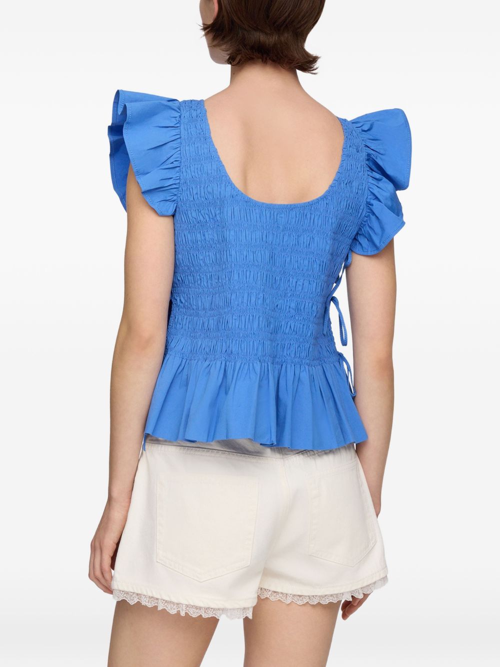 Ganni Women Organic Cotton Top GANNI
