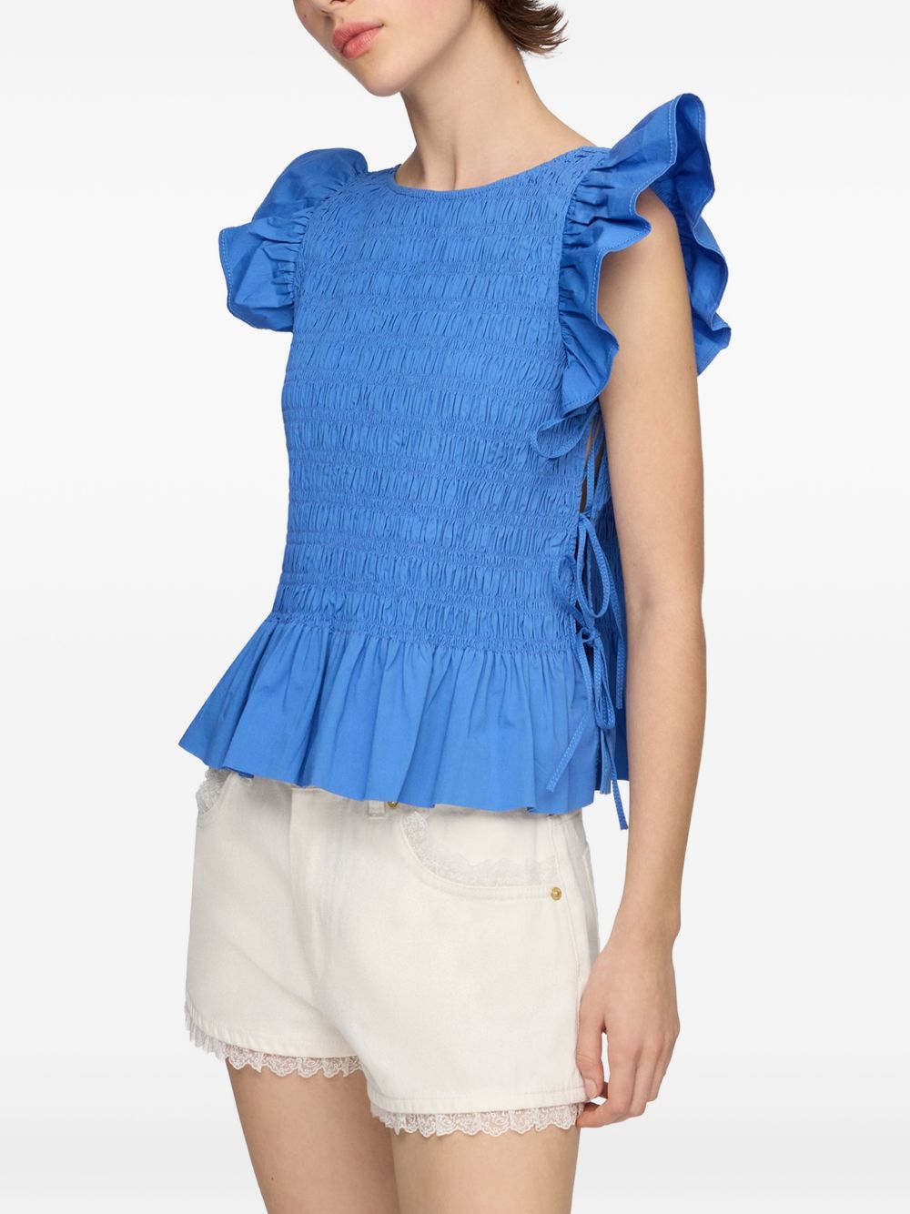 Ganni Women Organic Cotton Top GANNI