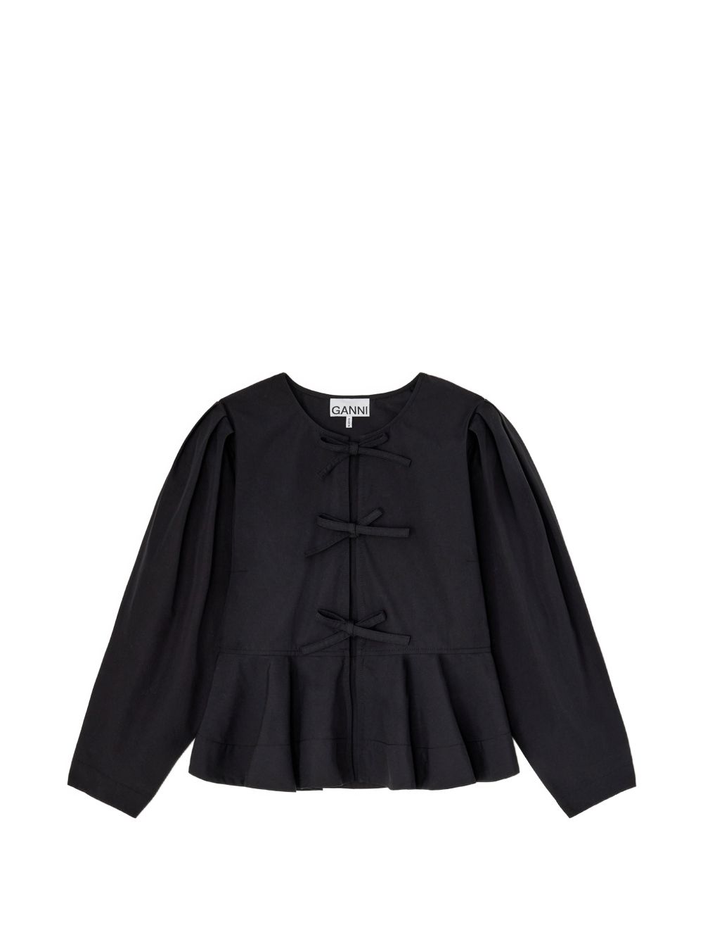 Ganni Women Organic Cotton Blouse GANNI