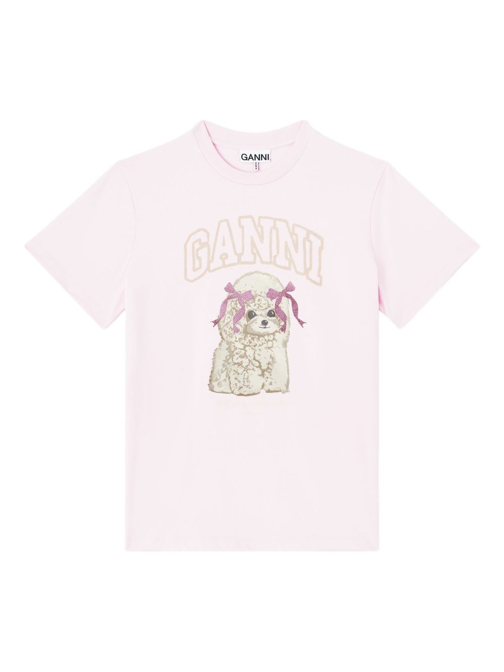Ganni Women Organic Cotton T-Shirt GANNI