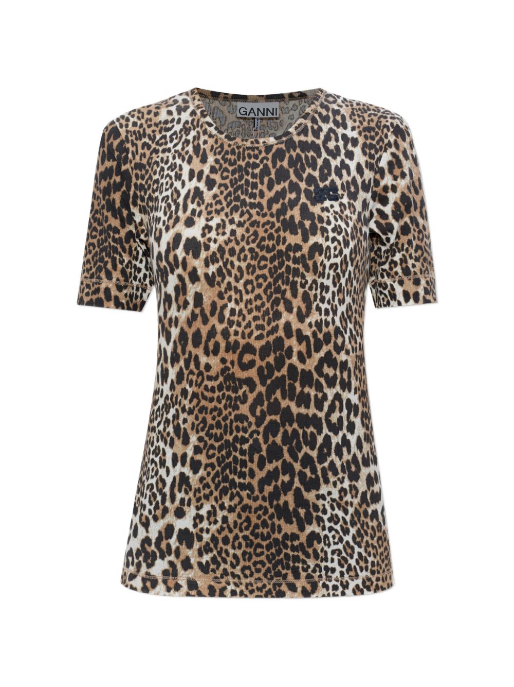 Ganni Women Organic Cotton T-Shirt GANNI