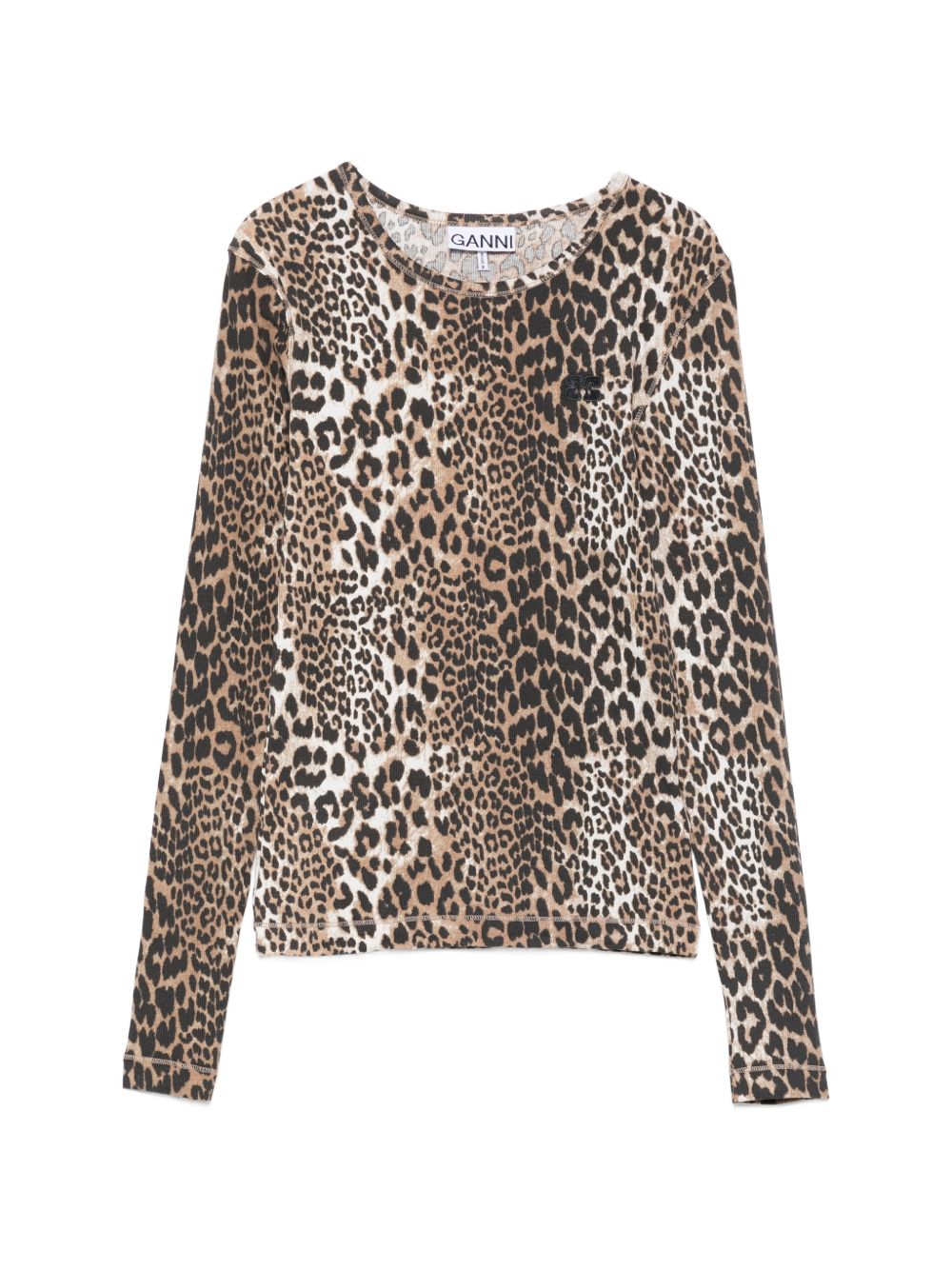 Ganni Women Organic Cotton T-Shirt GANNI