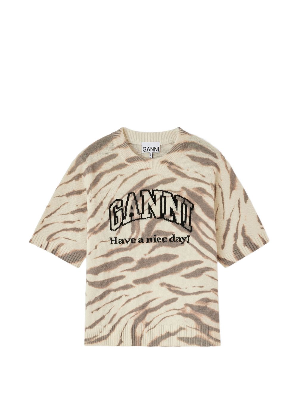Ganni Women Wool T-Shirt GANNI