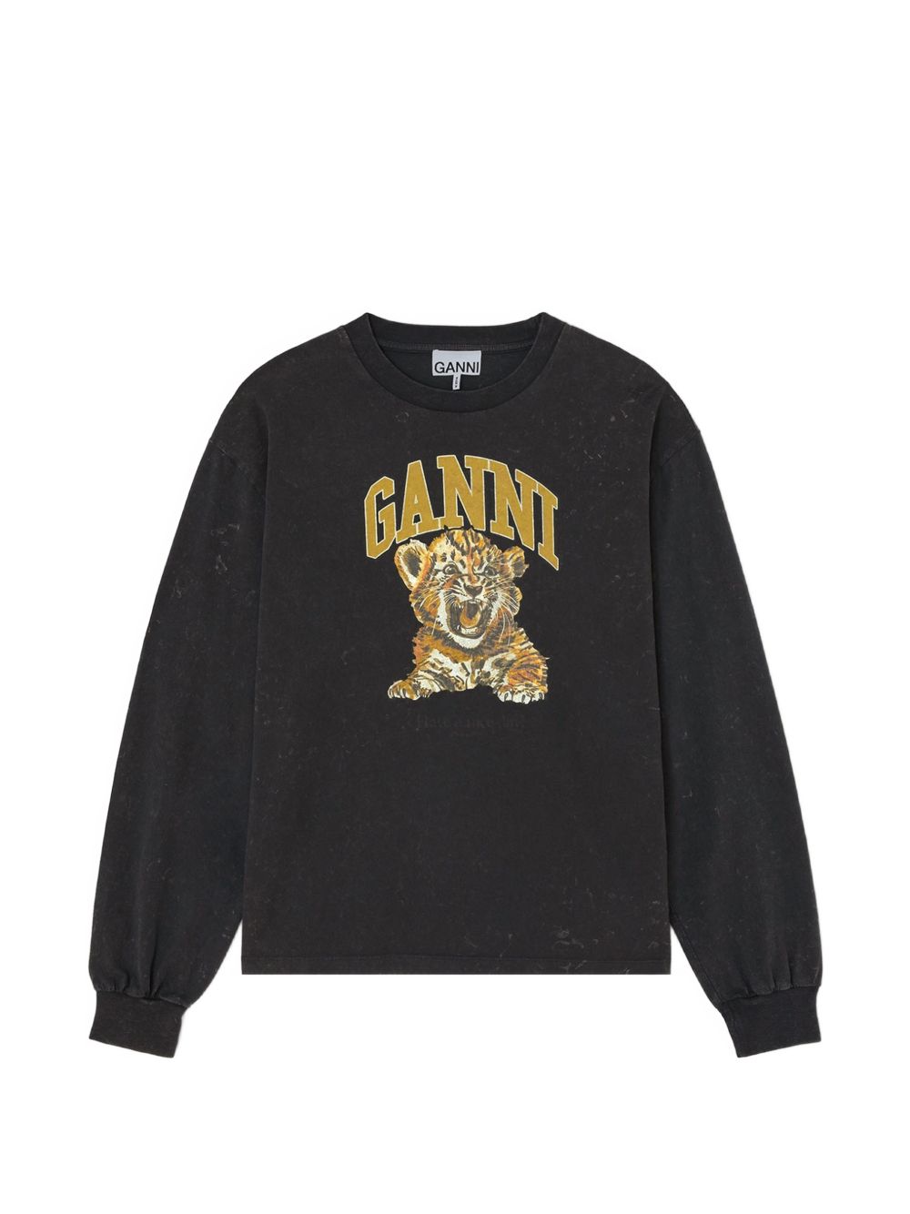 Ganni Women Tiger Crewneck Sweatshirt GANNI