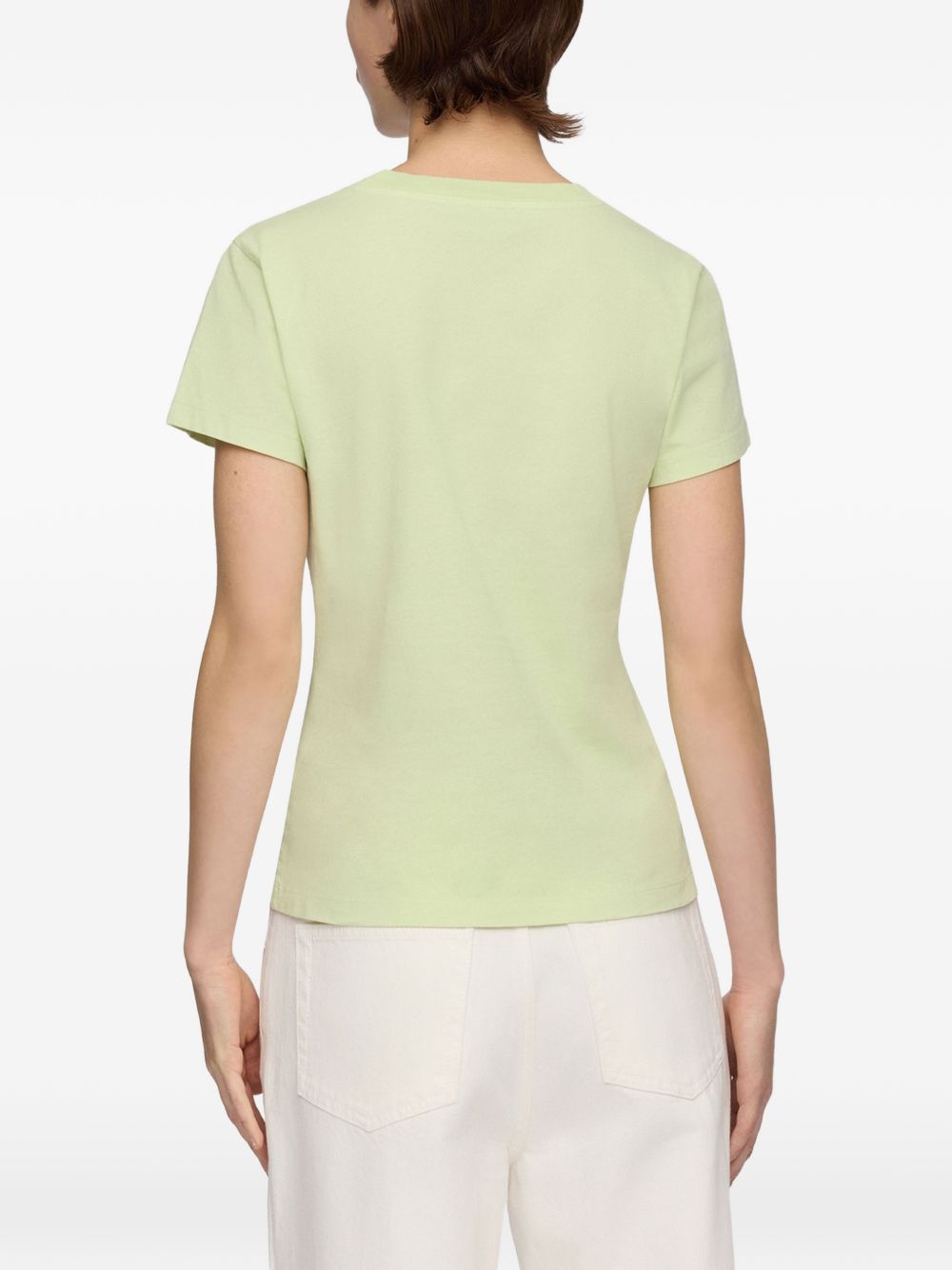 Ganni Women Printed Cotton T-Shirt GANNI