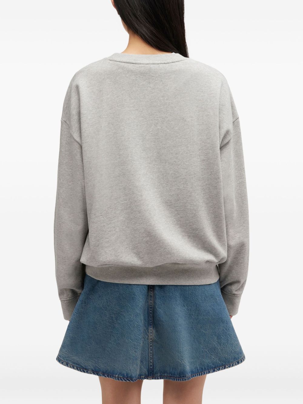 Ganni Women Margot Kitty Organic Cotton Sweatshirt GANNI