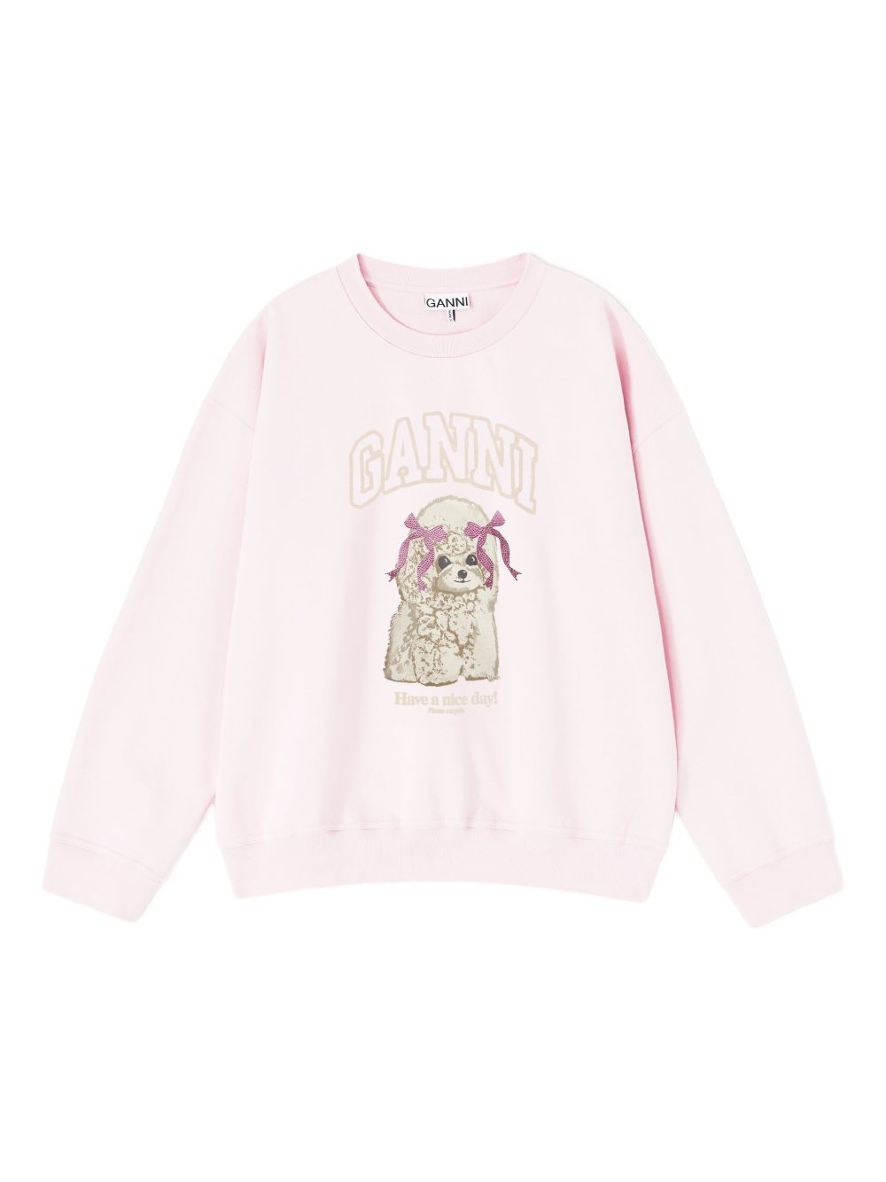 Ganni Women Puddle Organic Cotton Sweater GANNI