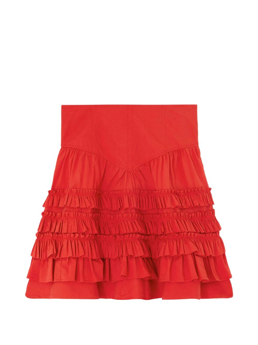 Ganni Women Organic Cotton Mini Skirt GANNI