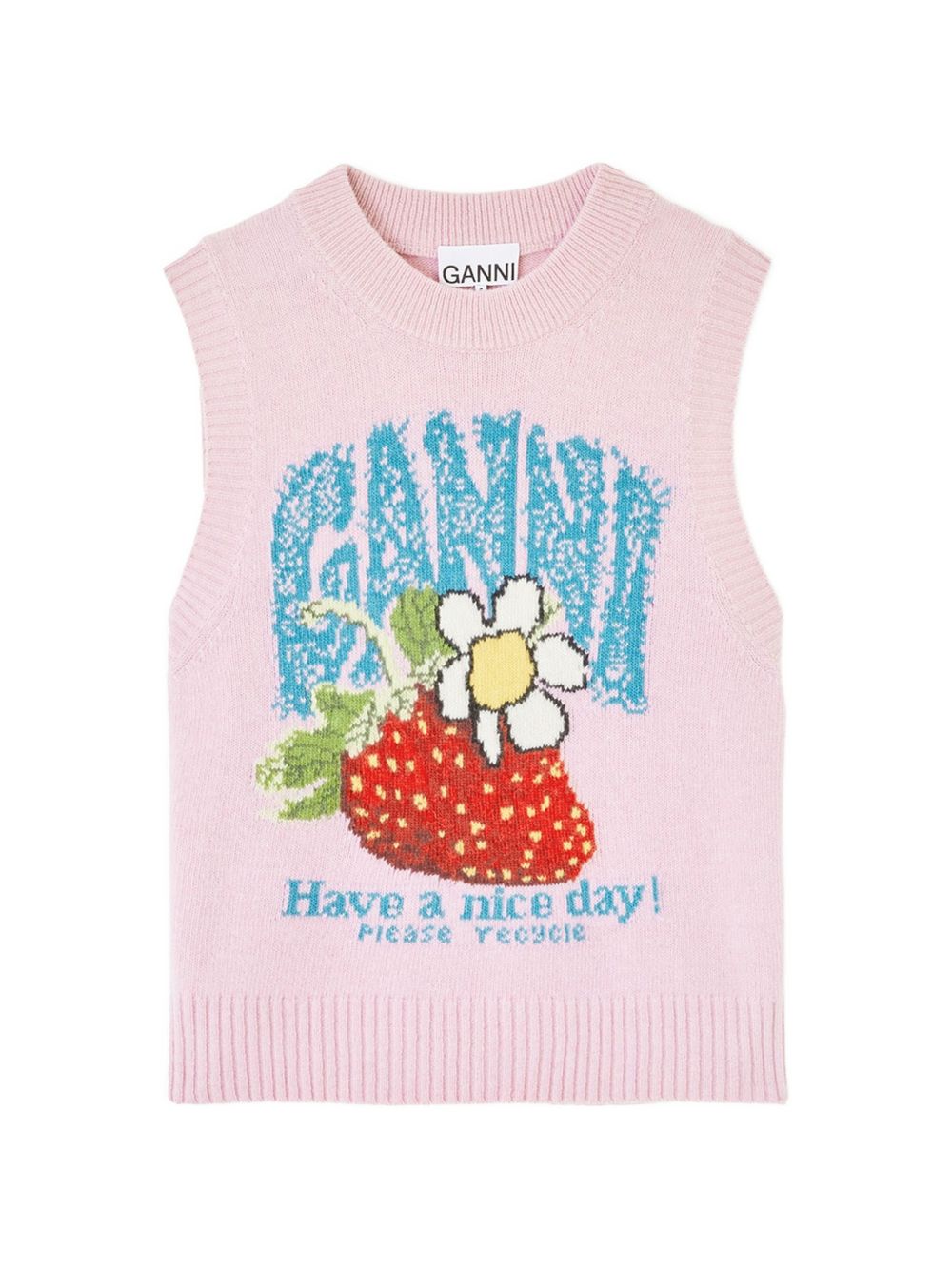 Ganni Women Wool Vest GANNI