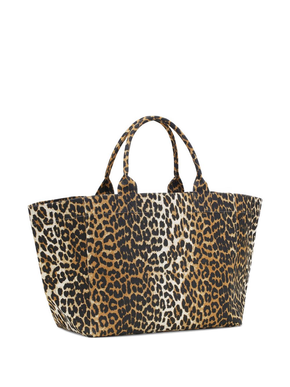Ganni Women Xxl Cotton Tote Bag GANNI