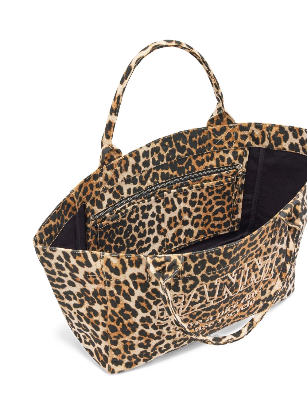 Ganni Women Organic Cotton Medium Tote GANNI