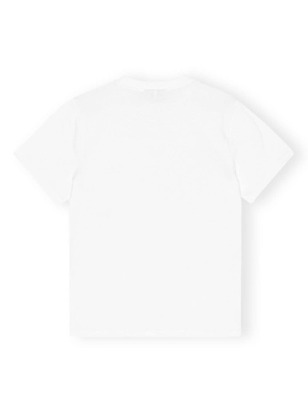 Ganni Women Printed Cotton T-Shirt GANNI