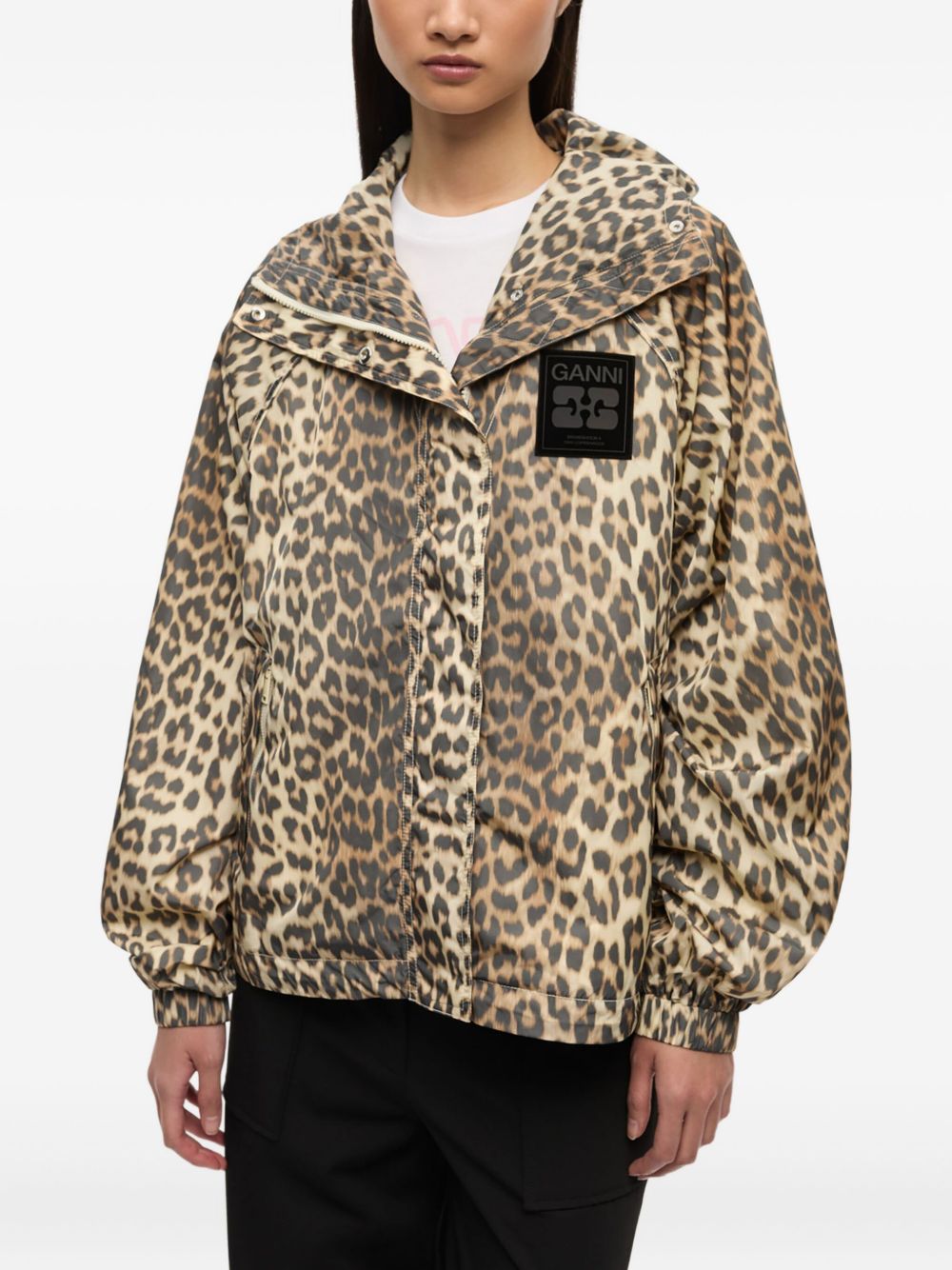 Ganni Women Nylon Blouson Jacket GANNI