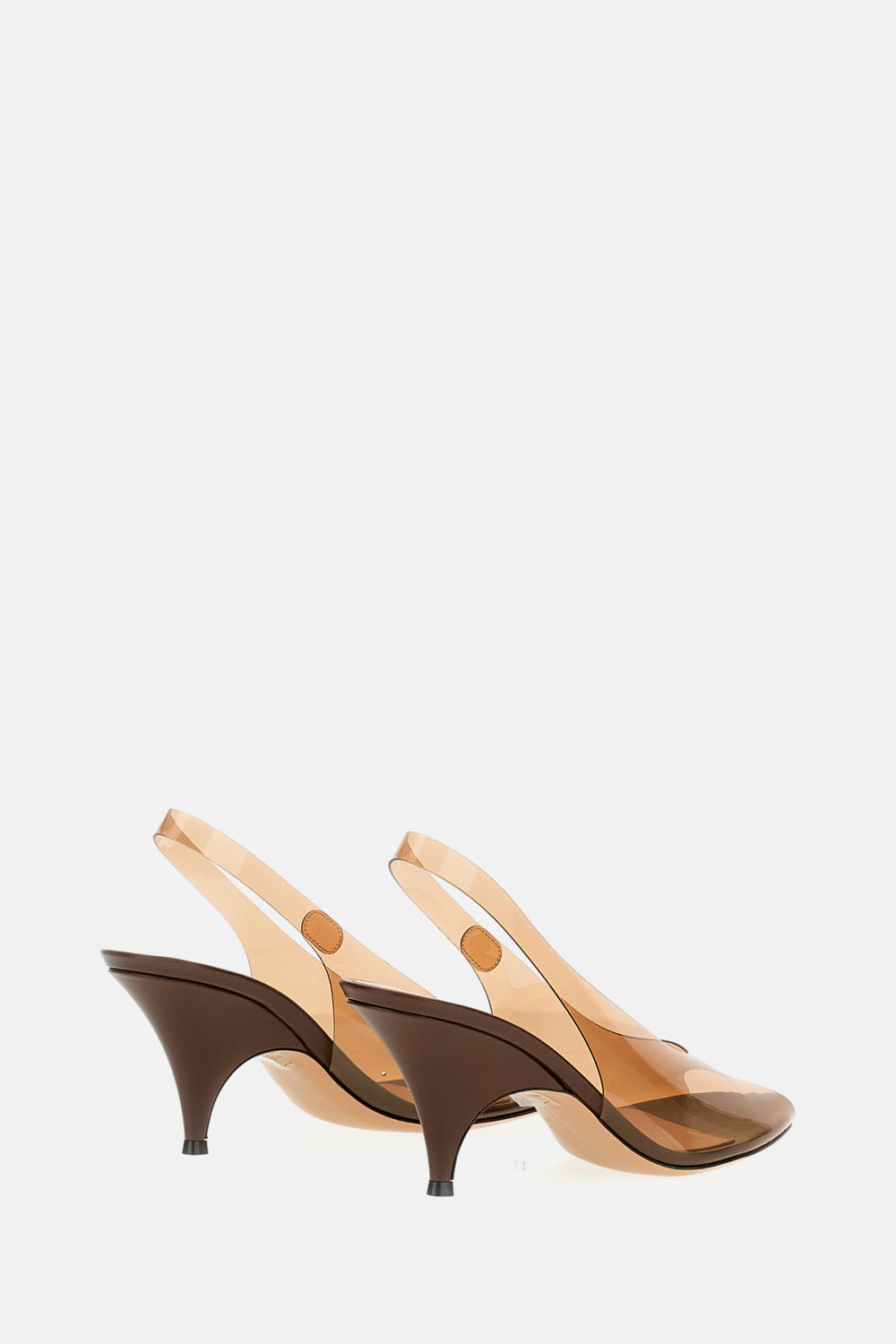 Gianvito Rossi Women Glass Vitello Open Toe Shoes GIANVITO ROSSI