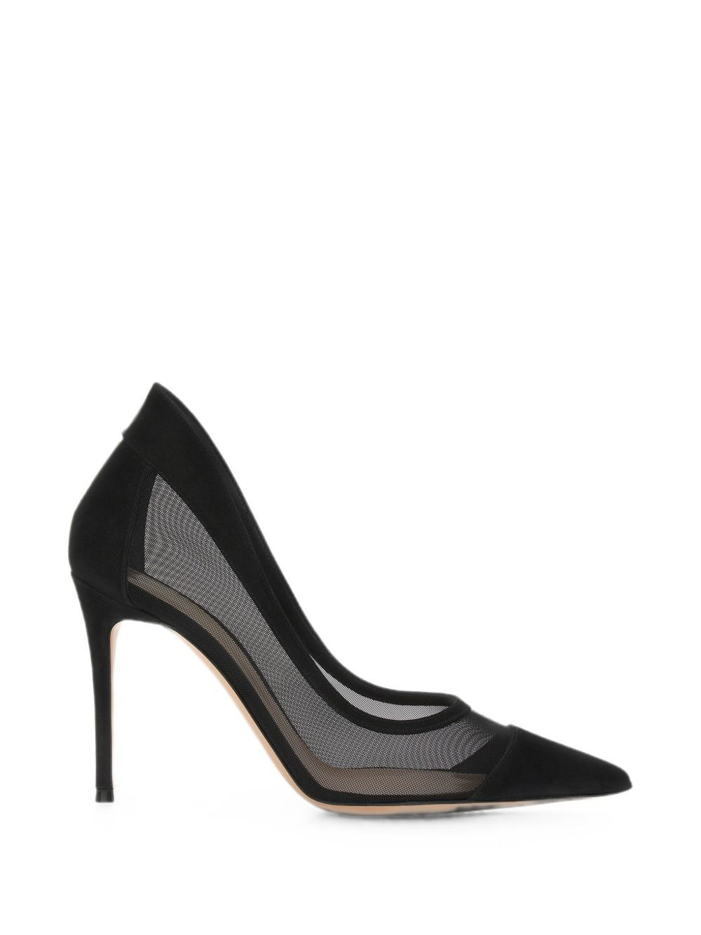 Gianvito Rossi Women Suede And Mesh Pumps
