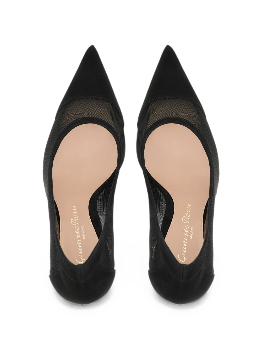 Gianvito Rossi Women Suede And Mesh Pumps