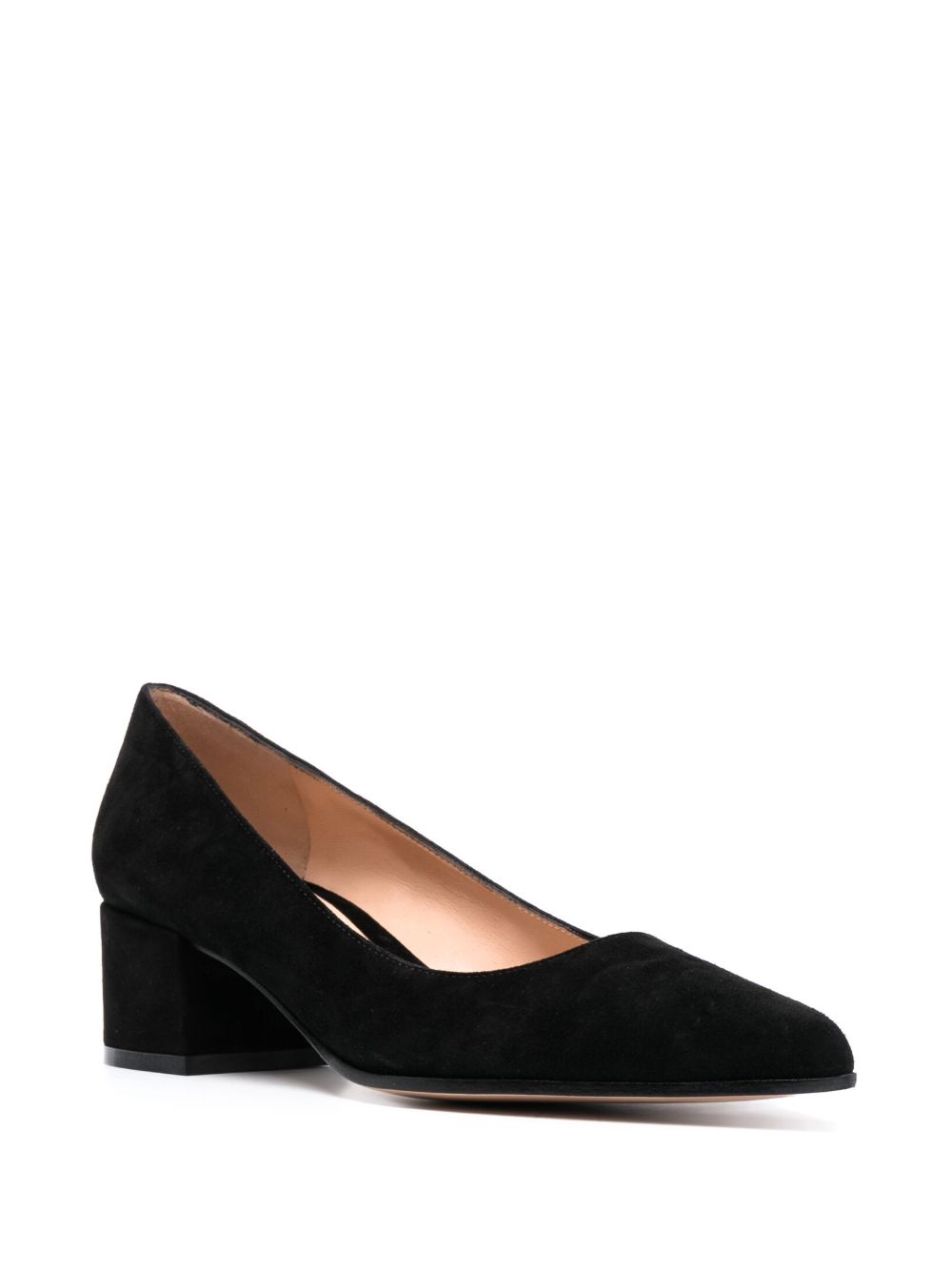 Gianvito Rossi Women Piper Suede Leather Pumps GIANVITO ROSSI