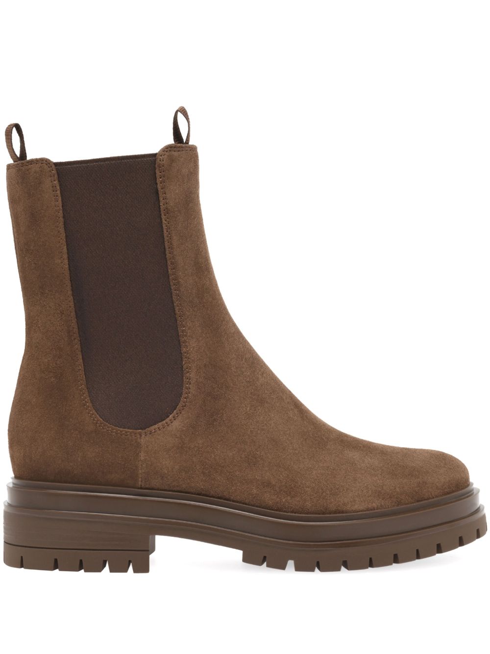Gianvito Rossi Women Chester Suede Leather Boots GIANVITO ROSSI