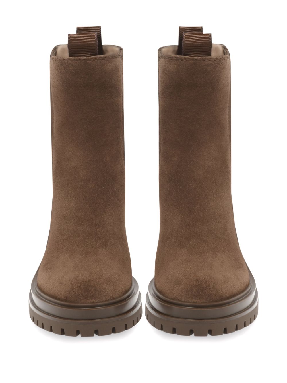 Gianvito Rossi Women Chester Suede Leather Boots GIANVITO ROSSI