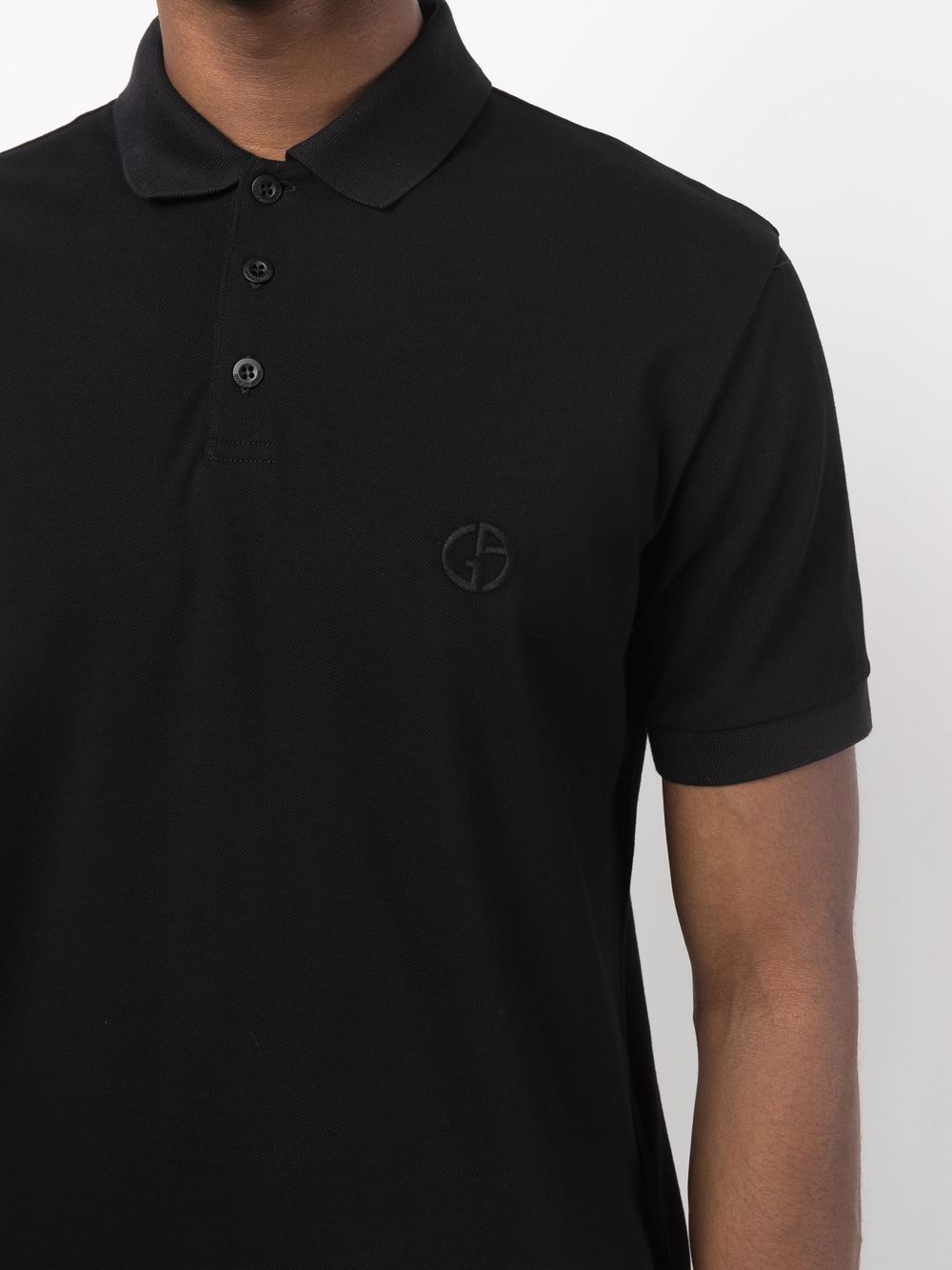 Giorgio Armani Men Logo Cotton Polo Shirt GIORGIO ARMANI