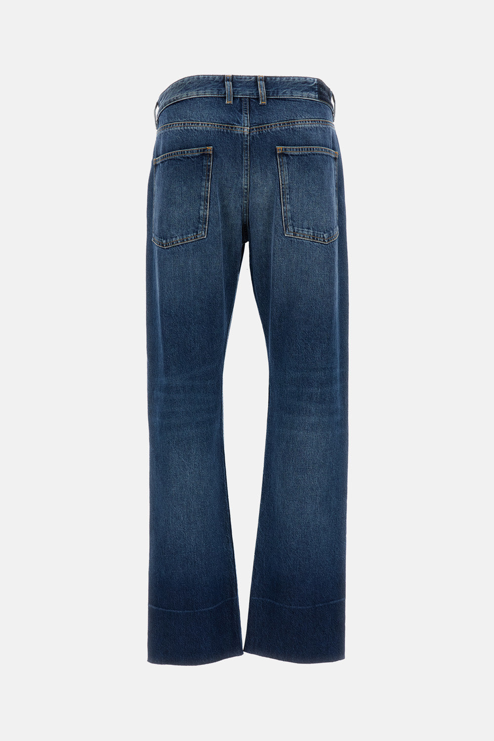 Givenchy Men Fringed Vintage Denim Trousers GIVENCHY