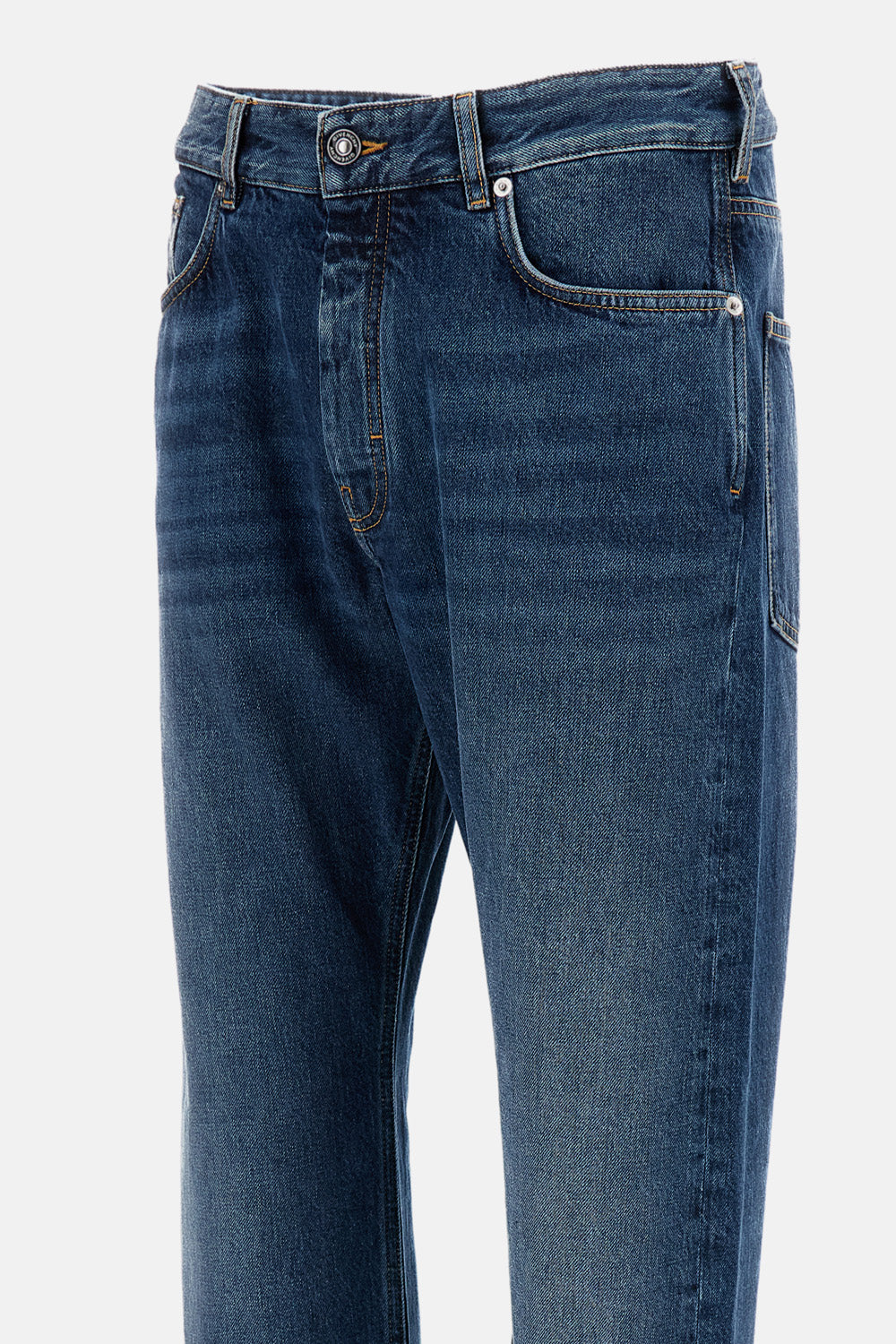 Givenchy Men Fringed Vintage Denim Trousers GIVENCHY