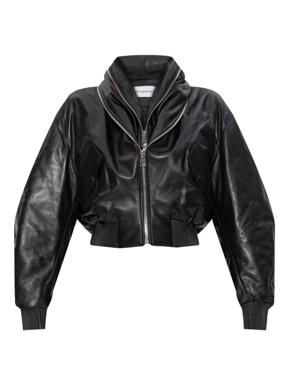 Givenchy Women Leather Bomber Jacket GIVENCHY