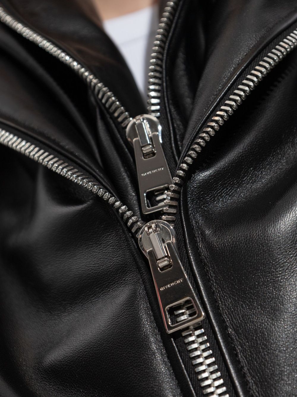 Givenchy Women Leather Bomber Jacket GIVENCHY