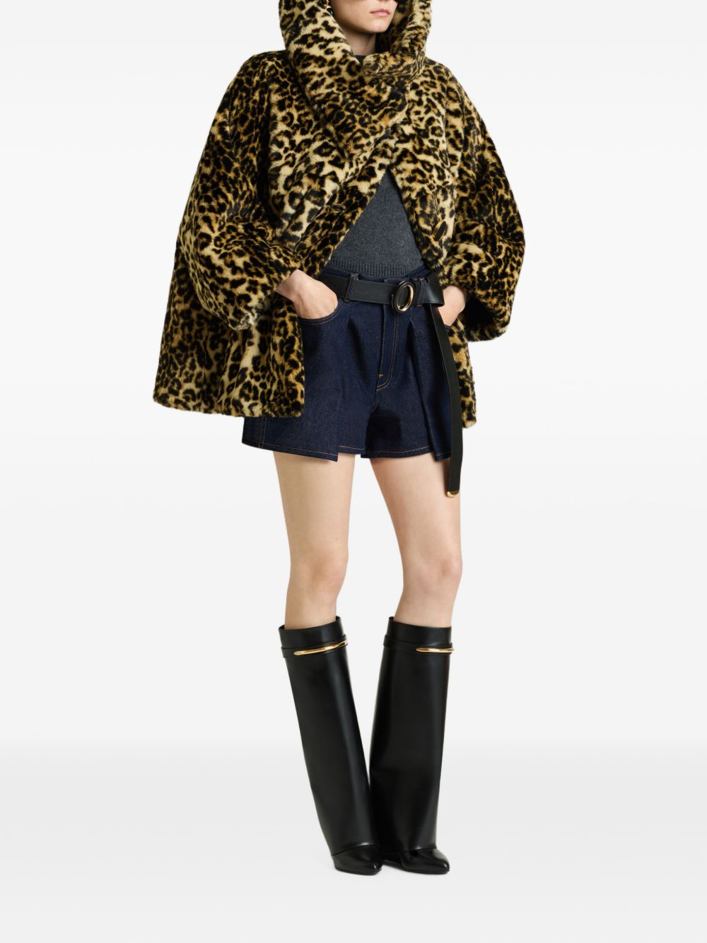 Givenchy Women Faux-Fur Short Coat GIVENCHY