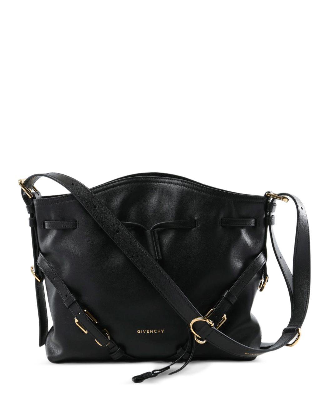 Givenchy Women Voyou Small Leather Bucket Bag GIVENCHY