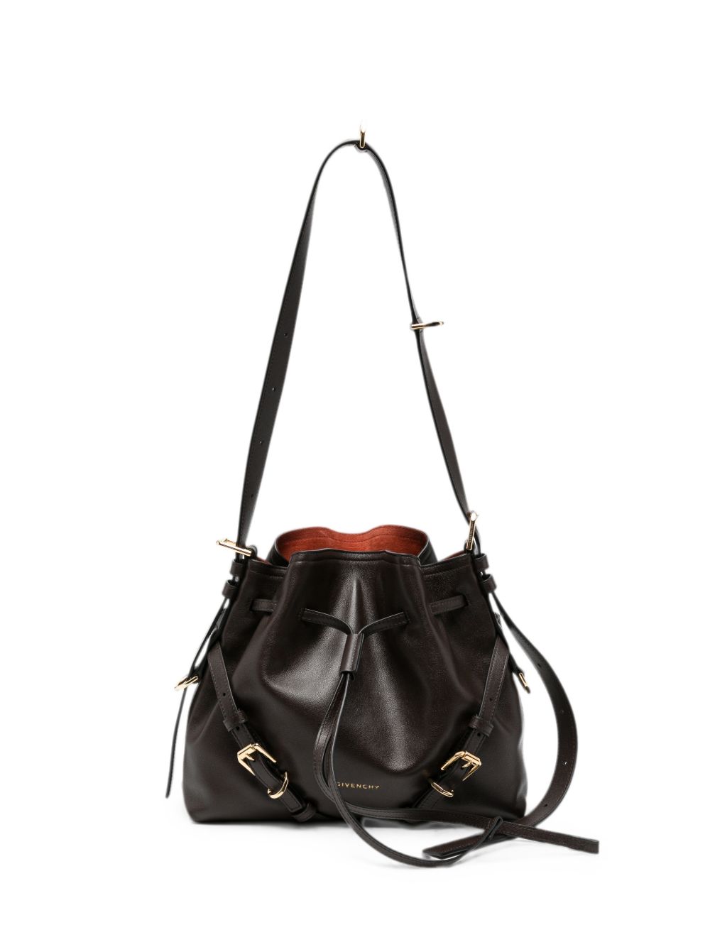 Givenchy Women Voyou Small Leather Bucket Bag GIVENCHY