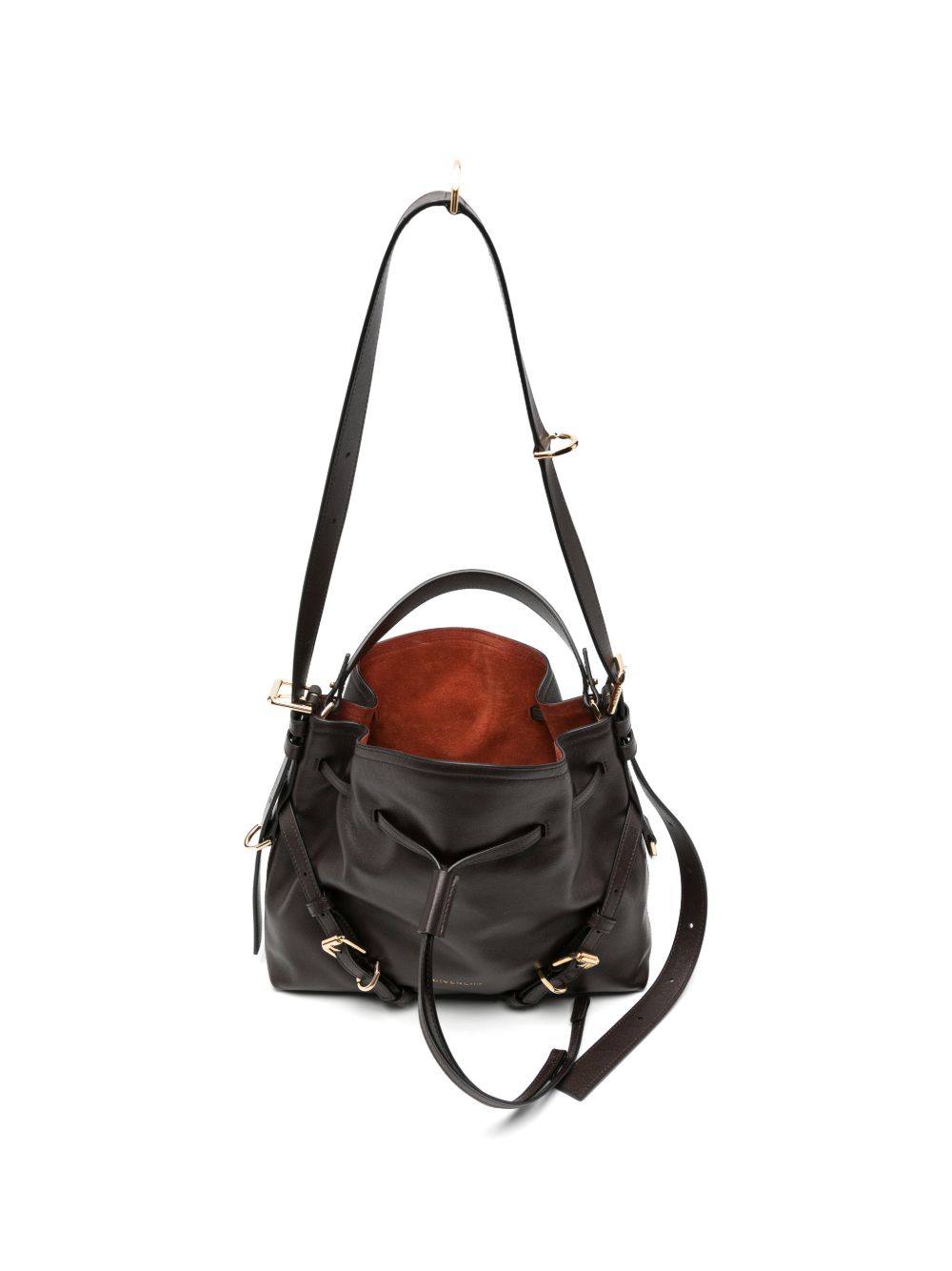 Givenchy Women Voyou Small Leather Bucket Bag GIVENCHY
