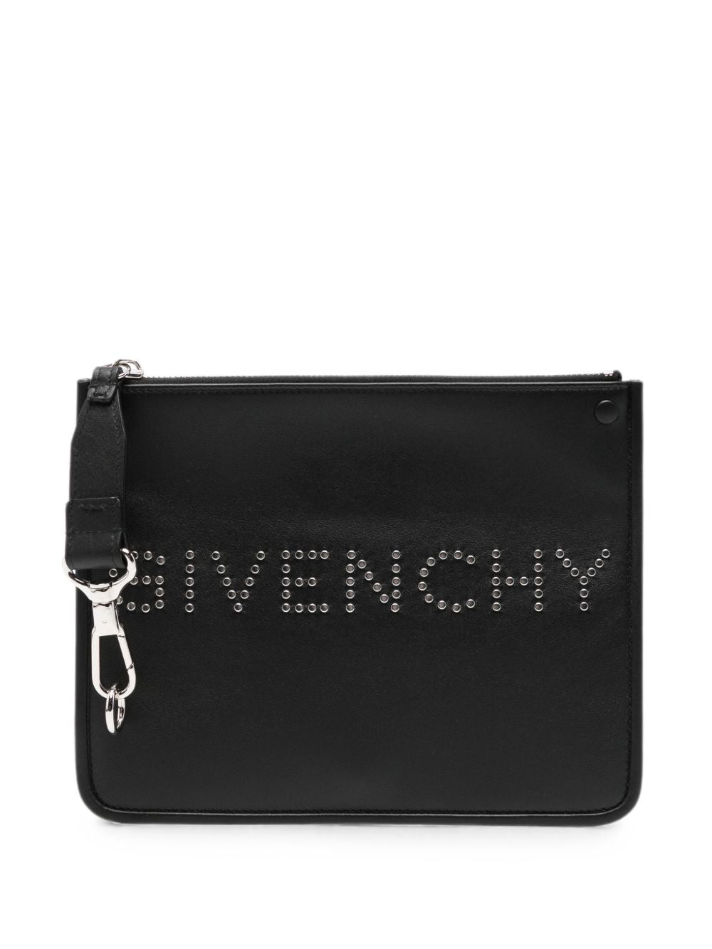 Givenchy Men Logo Leather Pouch GIVENCHY