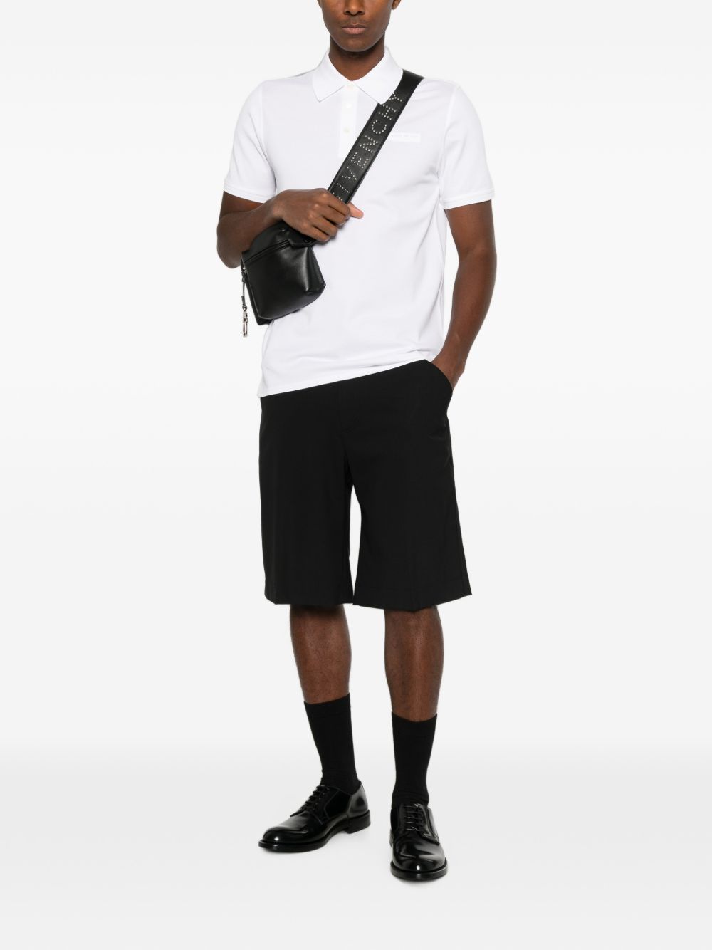 Givenchy Men Logo Cotton Polo Shirt GIVENCHY