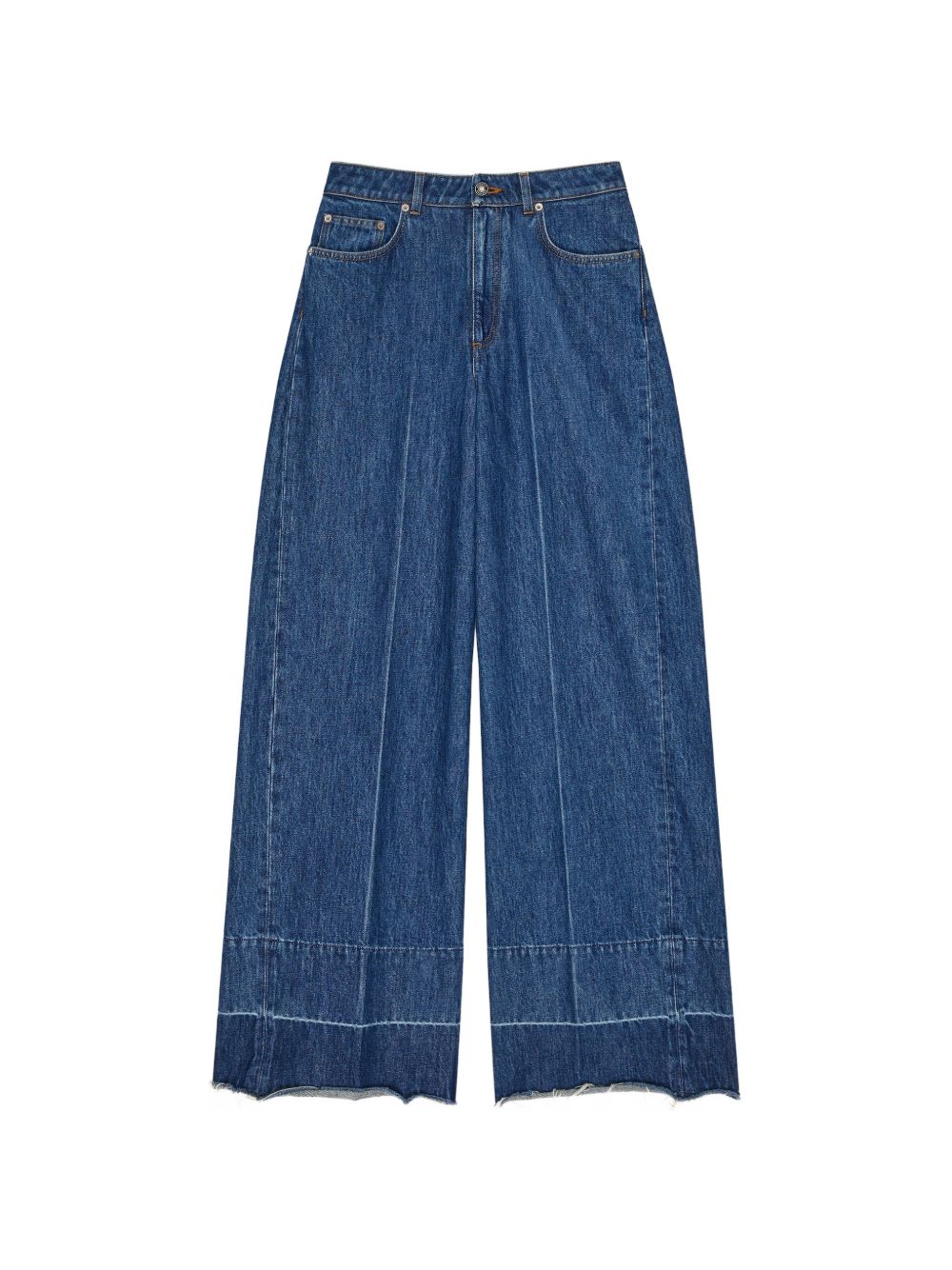 Givenchy Women Wide-Leg Denim Cotton Jeans GIVENCHY