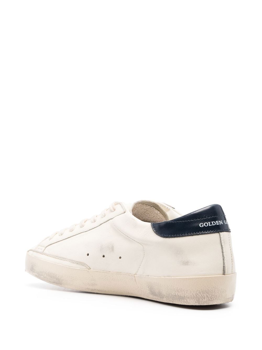 Golden Goose Men Super-Star Leather Sneakers GOLDEN GOOSE