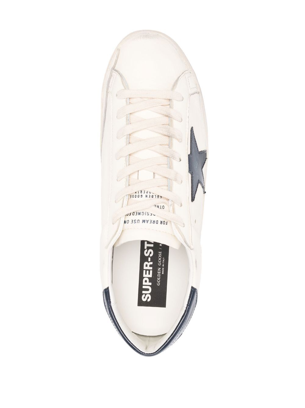 Golden Goose Men Super-Star Leather Sneakers GOLDEN GOOSE