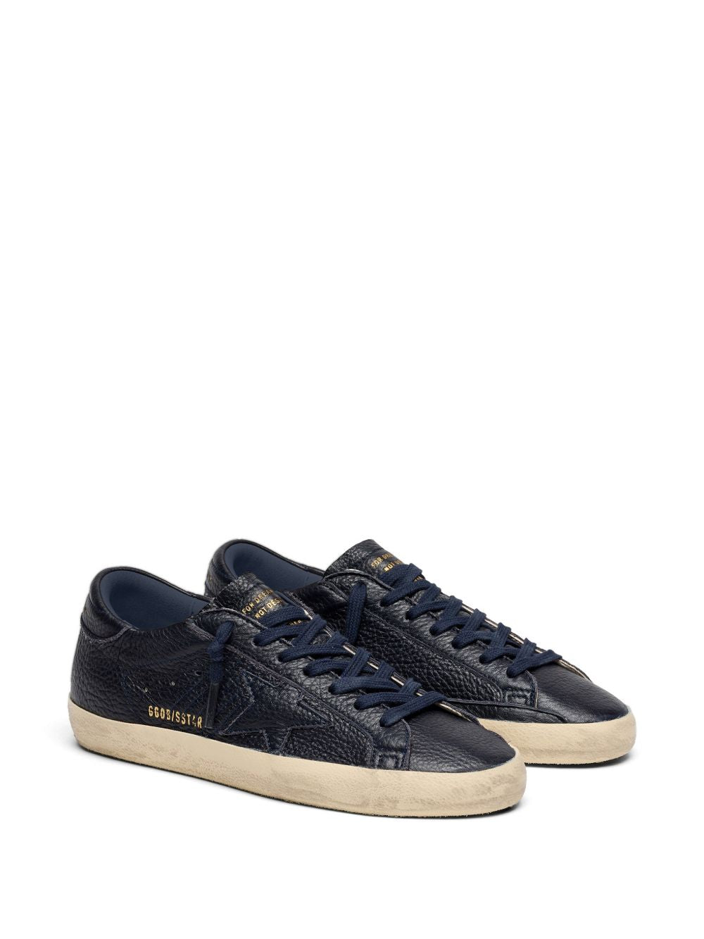 Golden Goose Men Super-Star Leather Sneakers GOLDEN GOOSE