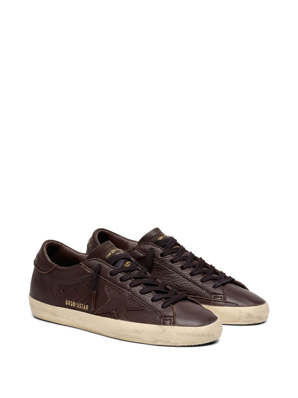 Golden Goose Men Super-Star Leather Sneakers GOLDEN GOOSE