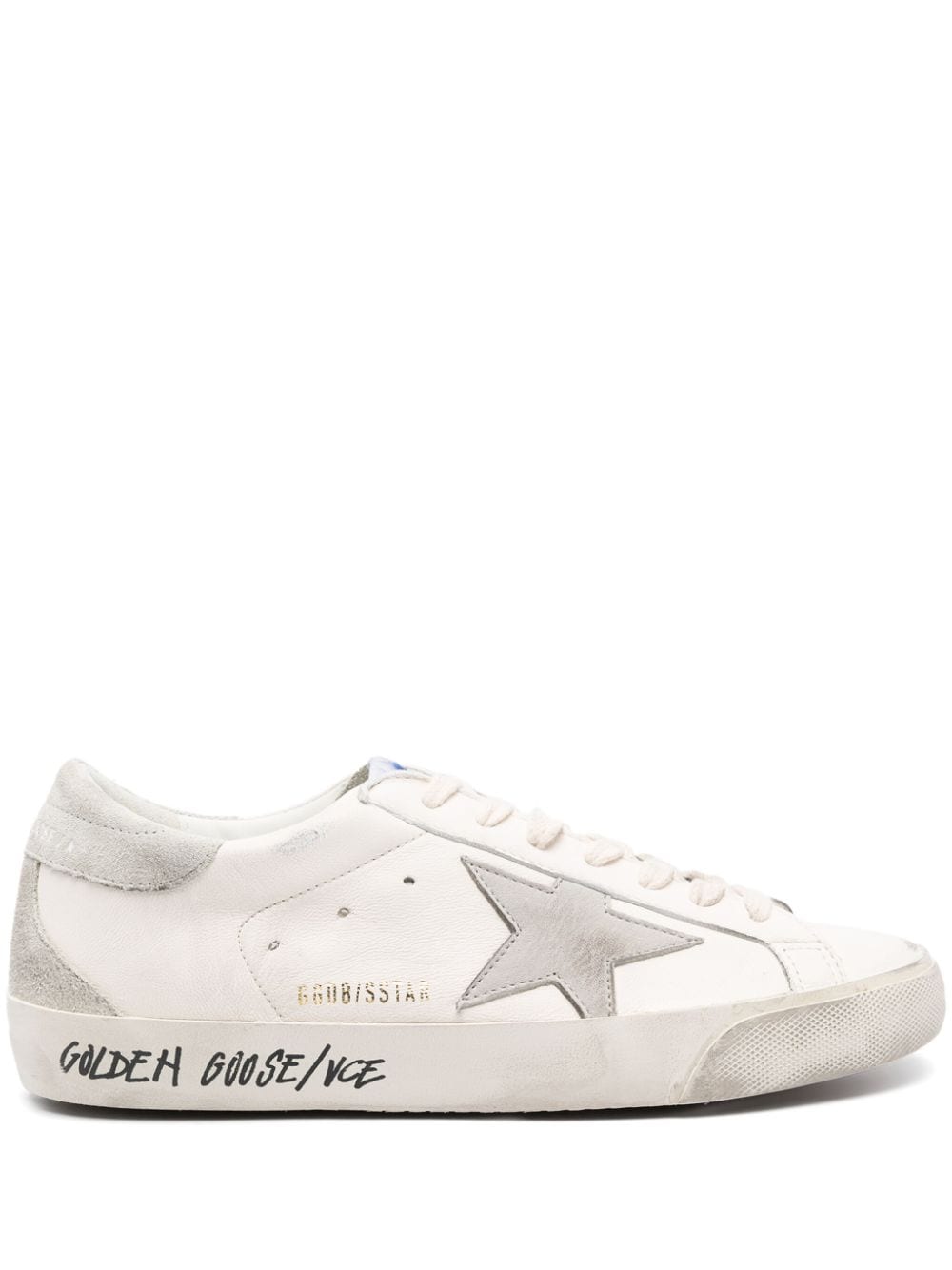Golden Goose Men Super-Star Leather Sneakers GOLDEN GOOSE