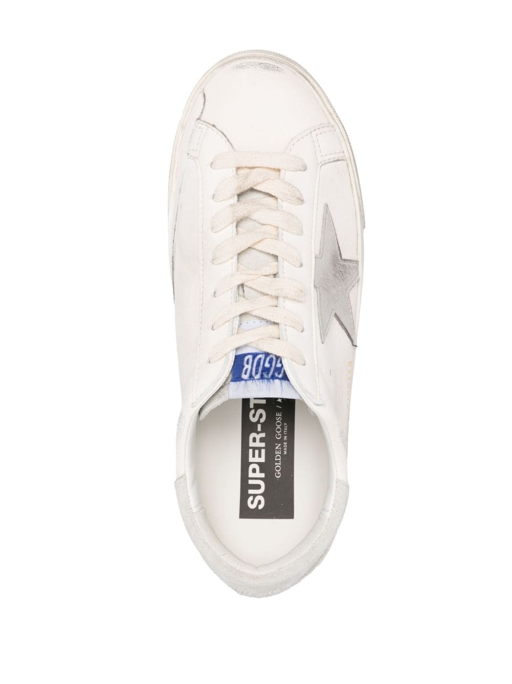 Golden Goose Men Super-Star Leather Sneakers GOLDEN GOOSE