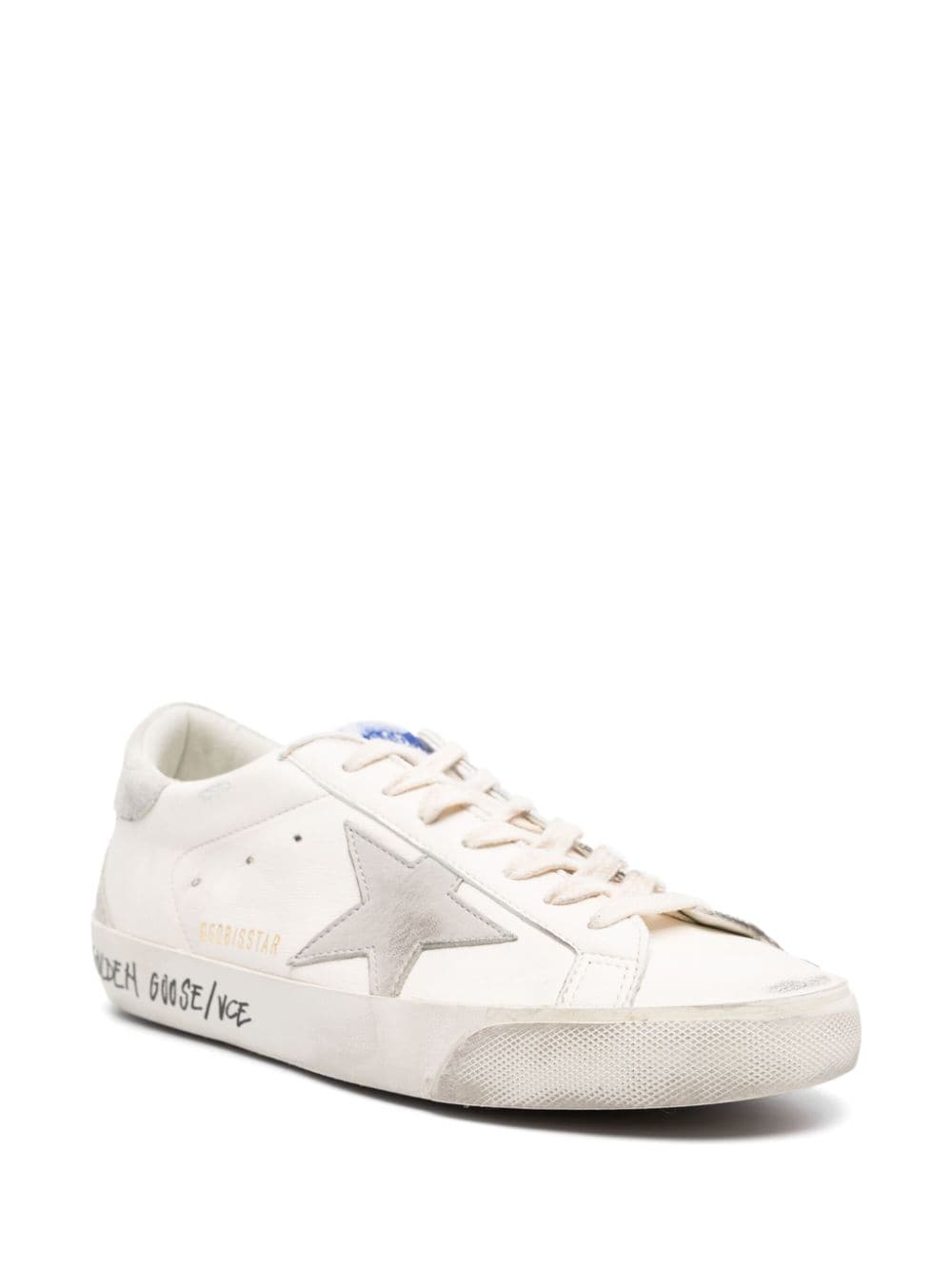 Golden Goose Men Super-Star Leather Sneakers GOLDEN GOOSE