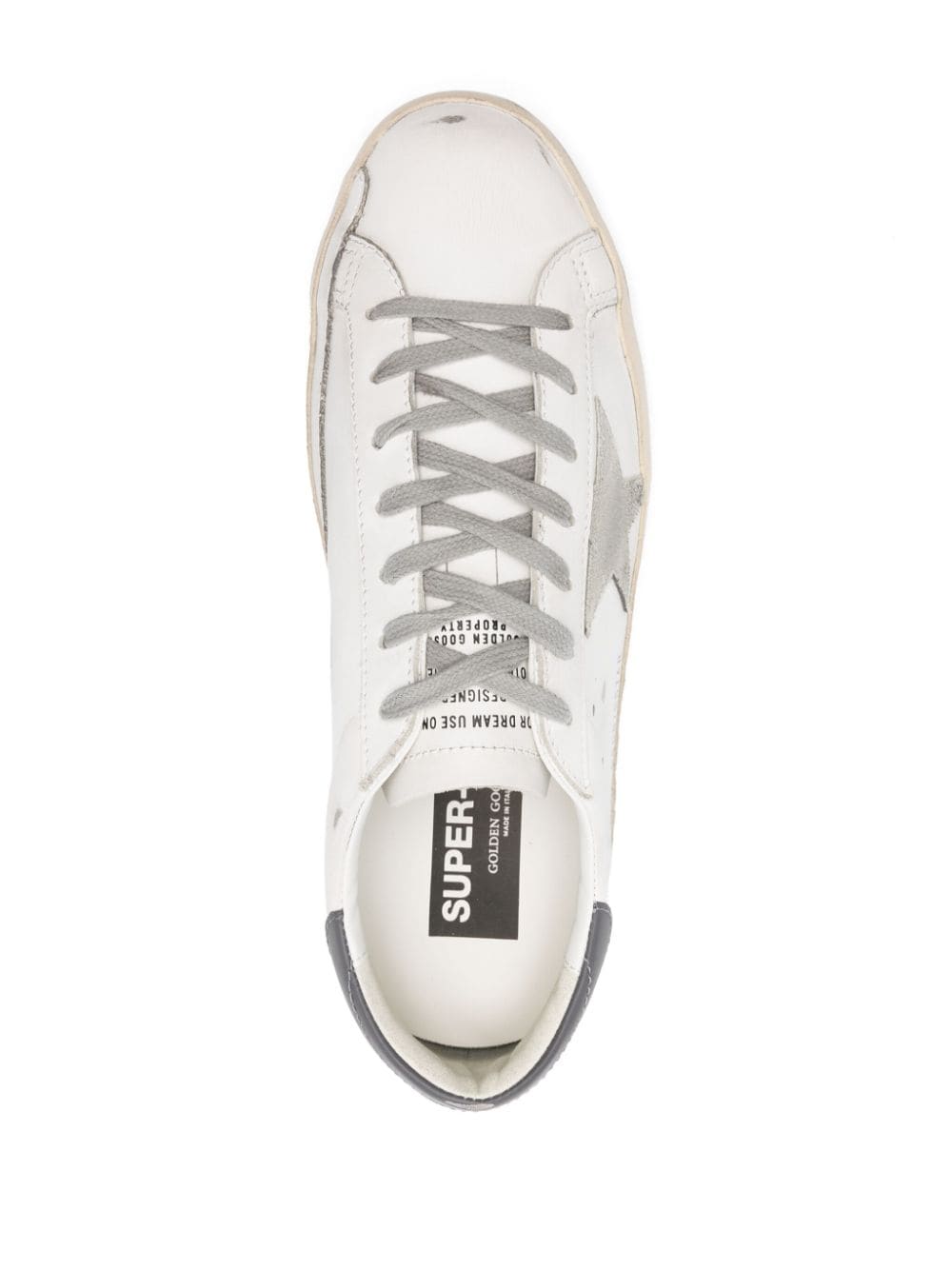Golden Goose Men Super-Star Leather Sneakers GOLDEN GOOSE