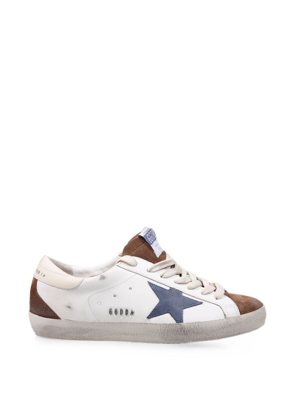 Golden Goose Men Super-Star Leather Sneakers GOLDEN GOOSE