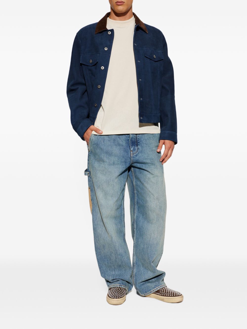 Golden Goose Men Vce Leather Slip On GOLDEN GOOSE