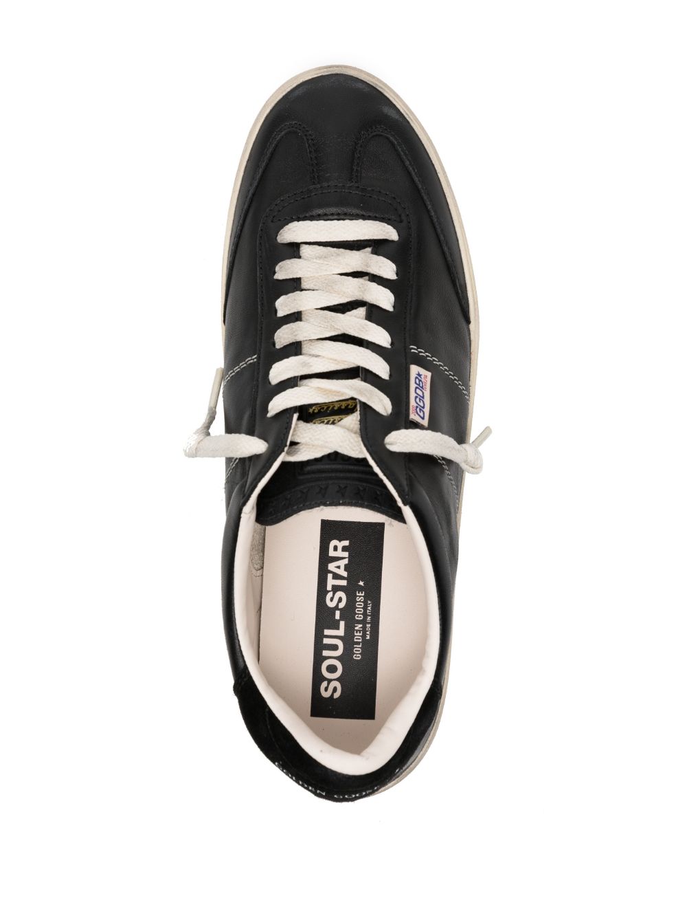 Golden Goose Men Soul-Star Leather Sneakers GOLDEN GOOSE